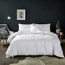 MAPLE DOWN Soft Full Size Comforter Duvet Insert-Down Alternative Comforter with Corner Tabs-Lightweight Fluffy Breathable Machine Washable (White, 82x86)