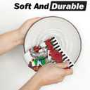 Artoid Mode Diamond Plaid Jockey Horse Racing Rose Kentucky Kitchen Towels Dish Towels, 18x26 Inch Seasonal Decoration Hand Towels Set of 2