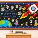Outer Space Astronaut Bulletin Board Decorations Space Theme Classroom Decor Back to School Galaxy Borders Blast into a Learning Adventure Rocket Solar System Planet Paper Cutouts Kids