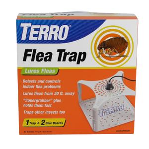 Terro T230 Indoor Electric Flea Trap and Killer - Refillable Flea Traps for Inside Your Home (Pack of 1)