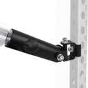 A2ZCARE Power Rack Mounted Landmine Attachment, T Bar Row Landmine Base, Fit 2-inch Olympic Row Bar, Compatible with 3x2 & 3x3 inch Power Cage