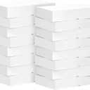 Ocmoiy 16 Pack Large Gift Boxes with Lids, 17 x 11 x 4 Inches Extra Deep White Gift Boxes for Presents, Auto Pop-up Clothes Box for Robes Shirts Blankets and Bulky Presents