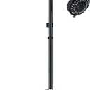 Outdoor Shower Faucet Kit, Matte Black Single Handle Outdoor Shower Fixtures with High Pressure 5 Mode Shower Head and Valve for Yard, Pool