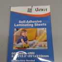 Uinkit 4mil Thick Self Laminating Sheets 8.5 x 11", 60Pack (More Value) Single-Sided Peel & Stick for Teachers, Office & Home Crafting - No Heat Machine Needed