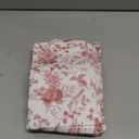 WRAPAHOLIC 25Pcs Burgundy Floral Guest Napkins - Guest Disposable Hand Towels for Bathroom, Bridal and Baby Shower, Tea Party, Garden Party, Birthday Party - 4.3 x 7.9 In