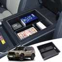 RUNROAD Center Console Organizer Tray Compatible with 2024 2025 Lexus GX 550 Accessories, Insert Armrest Storage Box For GX550 Glove Dividers Cup Holder Gear Cover (NOT Fit with Cool Box)