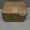 Barnyard Designs Large Dog Treat Container Airtight with Lid, Cute Rustic Ceramic Dog Treat Storage Jar for Kitchen Counter, White (Live Love Eat Treats)