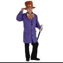 fun shack Kids Chocolate Factory Costume Purple Halloween Costumes For Kids Small