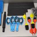 EastPoint Sports Axe Throwing & Lawn Darts Target Game Set, Includes 3 Axes & 4 Darts - 44 in. High
