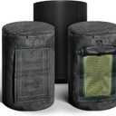 Black 600D Weatherproof Speaker Cover Custom Fit for Sonos Era100 Bluetooth Speaker with SoundFlap
