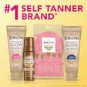 Jergens Natural Glow +Firming Self Tanner Body Lotion, Fair to Medium Skin Tone, Sunless Tanning Moisturizer with Collagen and Elastin. Helps to Visibly Reduce Cellulite, 7.5 Fl Oz