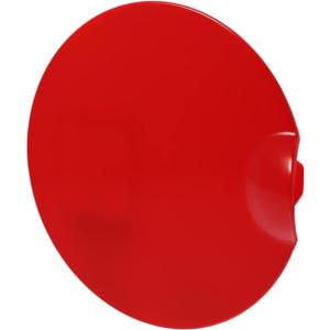 X AUTOHAUX 4L3Z-99405A26-EAA Fuel Tank Cover Door Fuel Tank Cover Replacement Accessories for Ford F-150 2004-2008 for Lincoln Mark LT 2006-2008 Red