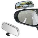 Car Blind Spot Mirrors 2 Pack - Universal Outside Rear View Mirror with Wide Field of View, Fog-Free Car Side Mirror Blindspot