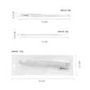 TEONEI Eyebrow microblading Marker Pen,Skin Marker Pen,Eyebrow Permanent Makeup Position Mapping Mark Tools (White)