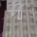 jinchan Taupe Grey Pinstripe Linen Curtains 84 Inch Long Light Filtering Modern Farmhouse Drapes for Living Room Bedroom Office Back Tab Window Panels 2 Pack