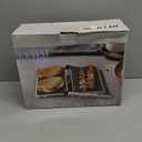 COOK WITH COLOR Panini Maker: 2-Slice Press Grill, 760W Power, Non-Stick Plates, Cool Touch Handle, Compact Design, Fast Cooking - Ideal for Delicious Paninis, Cream