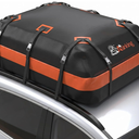 Asinking Car Roof Bag Rooftop top Cargo Carrier Bag 21 Cubic feet Waterproof for All Cars with/Without Rack, Includes AntiSlip Mat, 10 Reinforced Straps, 6 Door Hooks, Luggage Lock