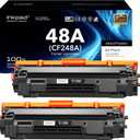 48A Toner Cartridges Compatible with HP CF248A Replacement for Laserjet Pro M15w M15a M16a M16w Laserjet Pro MFP M29w M29a M28a M30w M31w Printers (Black, 2 Pack)