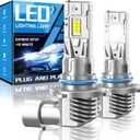 9005 Fog Light Bulbs or DRL, 700% Brighter Fanless H10 9145 Fog Lamp Replacement, 6000K Cool Wihte, Real 1:1 Mini Size Design, Plug and Play, Pack of 2