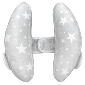 Infant Travel Pillow, Adjustable Baby Head Neck Support Cushion for Car Seat and Stroller - Comfortable and Lightweight Baby Travel Pillow, with Moon and Star Pattern