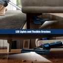 Stick Vacuum Corded Upgraded LED Light Dual HEPA Lightweight VA002