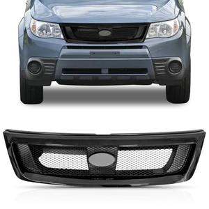 PartsFlow Front Bumper Grille Black For 2008-2012 Subaru Forester X/XS/XSL/XT Sport Utility