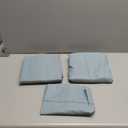 Amazon Basics Lightweight Super Soft, Wrinkle-Free Easy Care Microfiber 4 Piece Bed Sheet Set with 14-Inch Deep Pockets, Queen, Spa Blue, Solid