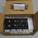 ELEGRP Matte White 3 Way Decorative Light Switch, 15Amp, 120-277 Volt, AC Decorator Rocker Paddle Wall Switch Replacement, Self-Grounding, Residential and Commercial Grade, UL Listed (10 Pack) (Without Wall Plate)