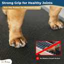Dog Ramp for Couch Non-Slip, Sturdy Build Foldable Wooden Dog Ramp Supports up to 200 lbs 7 Adjustable Heights (14"20.5") Enhanced Stability Birchwood Pet Ramp for Small Dogs Gray