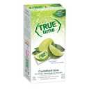 True Lime 100ct (Pack of 1) - Water Enhancer - Bulk Dispenser - 0 Calorie Drink Mix Packets For Water - Sugar Free Lime Flavoring Powder Packets (EXP 07/17/29)