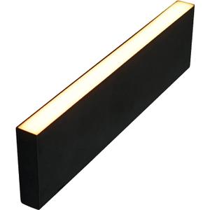 LUMENGY Paver Light Slim 0.5x9 Inch (0.55X8.85X2.2) Glare-Free Steel Brick Lighting for Pavers, Walls, Driveway & Pathway Borders 2700K Warm White, Waterproof IP67, Drive-Over Rated - 12V AC/DC