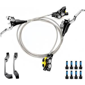 Upgraded Front Rear Brake Kit for Surron Light Bee/Light Bee X,Talaria XXX,Talaria Sting MX3 / R MX4,Segway X160 X260, eRide Pro SS | 4 Piston Brake Kit | Dirt Bikes Part & Accessories