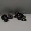 Amazon Basics Exterior Knob with Key Lock and Deadbolt, Classic, Oil Rubbed Bronze, Set of 2