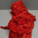 Knitgrip Big Bow Decor 118x28 Inch Christmas Velvet Sequin Bow for Wall Backdrop Extra Large Christmas Glitter Giant Tree Topper Huge Oversized Decoration for Room Front Door Xmas Holiday Party(Red)