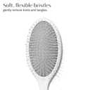 T3 Detangle Duo Brush Set | Detangling Brush and Shower Comb Set | Comb to Disperse Liquid & Brush to Detangle Wet Hair| For All Hair Lengths and Textures, white, 1 Count (Pack of 1)