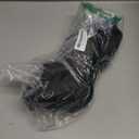 Tititex Solid Black Cloth Fabric Shower Curtain Liner with 2 Magnets - Texture Soft Hotel Quality Waterproof Shower Liner, Light-Weight & Machine Washable 72x72 inch