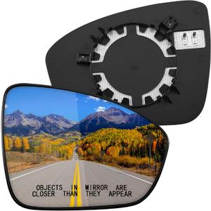 Passenger Side Mirror Replacement for Nissan Altima 2019 2020 2021 - Right Side Mirror Glass, Rear View Mirrors Glass with Power Heated