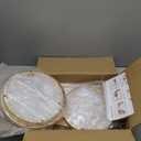 3pcs Gold Metal Plant Stand, Cylinder Pedestal Stands for Party, Metal Plant Columns Pedestal Stands for Display, Round Cylinder Columns tables for Weddings Cake Stand Floor Plant Tables