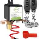 Remote Battery Disconnect Switch 12v, 250A, Upgrade Prevent Battery Drain, Disconnect Negative Car Kill Switch Anti-Theft, Remote Battery Kill Switch for Car, Truck, RV