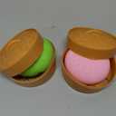 2 x Squishable Food Stress Relief Toys: Colorful Mini Bread Squeeze Balls, Slow Rebound Anti-Stress Gadgets, Realistic Fake Bread Dough Balls, Stretchable Sensory Desktop Toys, Relieve Anxiety, Office Relaxation, Home Decor | Best Gift For Family And Friends