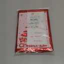 B-COOL Tree Skirts 48inches Red Christmas Sequin Tree Skirt Embroidered Tree Carpets Glitter Tree Mats Chrismas Tree Cover Round Red