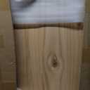 Deep Floating Shelves for Wall 48 Inch Pine Wood, Set of 2, Orange,
