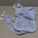 Colorlife Baby Bath Seat Support Net Infant Bathing Seat Support Mat, Adjustable Comfortable Non-Slip Five-Pointed Baby Shower Net Bathtub Sit Up Mesh for Newborn 0-12 Months-Blue(No Bathtub)