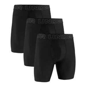 Under Armour Men's Multi-Pack Performance Tech Long-Leg Boxer Brief, 9" Inseam, All-Day Comfort Size XL