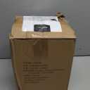 Amazon Basics Oscillating Ceramic Space Heater, Portable Indoor Heating Solution, With Overheat and Tip-Over Protection, Thermostat, 1500W, 7.52"D x 6.34"W x 9.45"H, Black