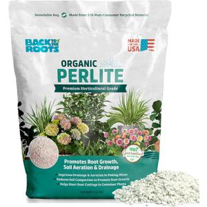 Back to the Roots 100% Organic Perlite | Made in the USA | Premium Nutrition for Indoor and Outdoor Plants