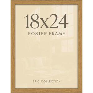 8x24 Poster Frame - Engineered Wood - Dark Oak