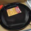 Paelluxe Paella Pan Enamelled, No-Rust Steel Skillet Perfect for Propane & Gas Burners Indoor & Outdoor Cooking Cacerola Paellera Sarten 18 Inch, for 12 Servings