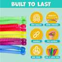 BUNMO Stretchy Strings - Sensory Toys - Stimulating & Addictive Toys for Kids - Fidget Toy - Hours of Fun for Kids - Non-Mouthable Toy 3+ - Mini Sensory 10 Pack