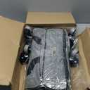 CAB55 2 Ball Bowling Bag with 4 Wheels, Double Bowling Ball Bag with Separate Shoe Compartment, (Up To US Men Size 16), and Multiple Multifunctional Accessory Pockets (Gray)